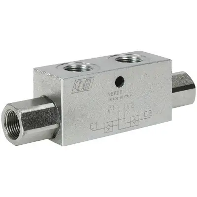 Гідрозамок двохсторонній VBPDE 1/2''