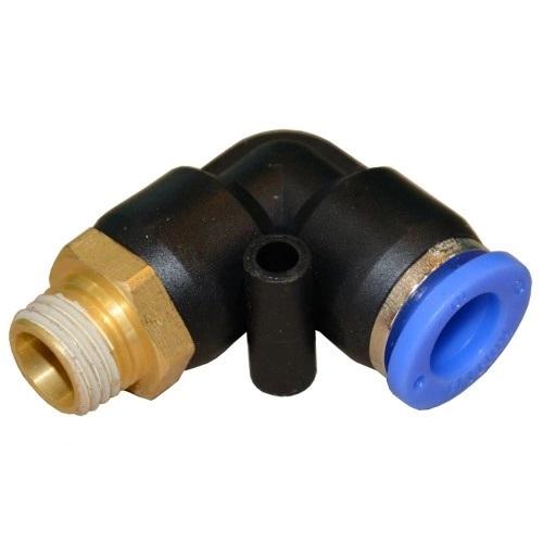 З'єднувач куток цанговий на шланг PU/PR 10мм - зр 1/2 SPL10-04